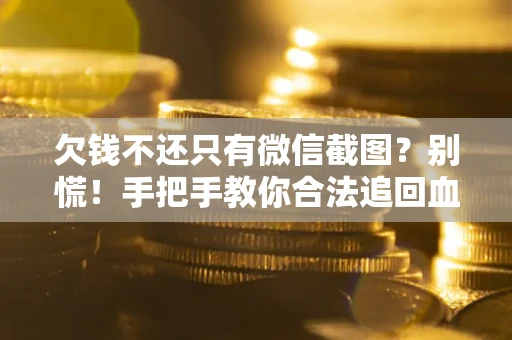 济南欠钱不还只有微信截图?别慌!手把手教你合法追回血汗钱 济南欠钱不还只有微信截图?别慌!手把手教你合法追回血汗钱