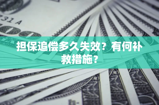 济南担保追偿多久失效?有何补救措施? 济南担保追偿多久失效?有何补救措施?