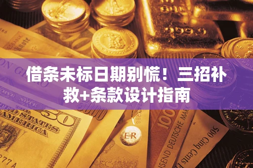 济南借条未标日期别慌!三招补救+条款设计指南 济南借条未标日期别慌!三招补救+条款设计指南