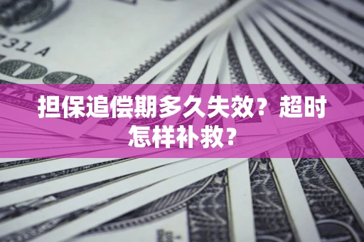 济南担保追偿期多久失效?超时怎样补救? 济南担保追偿期多久失效?超时怎样补救?