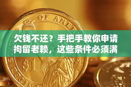 济南欠钱不还?手把手教你申请拘留老赖,这些条件必须满足! 济南欠钱不还?手把手教你申请拘留老赖,这些条件必须满足!