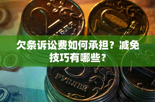 济南欠条诉讼费如何承担?减免技巧有哪些? 济南欠条诉讼费如何承担?减免技巧有哪些?